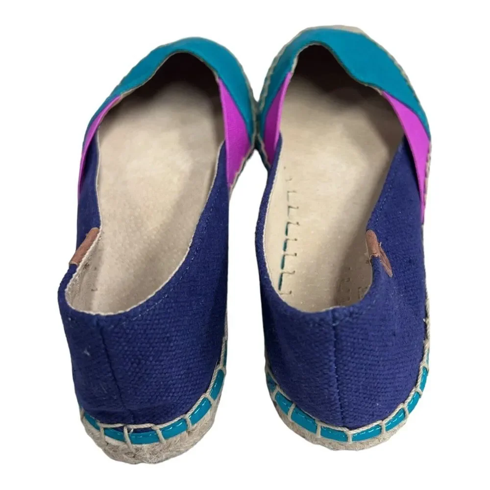 Sperry Multicolor Color‎ Block Espadrilles Size 7